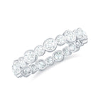 Rosec Jewels-Bezel Set Round Cubic Zirconia Unique Full Eternity Ring