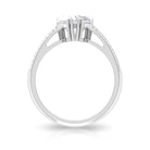 Rosec Jewels-2.5 CT Double Prong Set Moissanite Solitaire Ring with Pave Set Side Stones