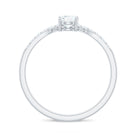 Rosec Jewels-1.25 CT Pear and Round Cut Moissanite Toi et Moi Engagement Ring