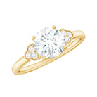 Rosec Jewels-1.25 CT Round Simulated Diamond Solitaire Engagement Ring