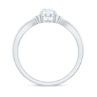 Rosec Jewels-Oval Moissanite Simple Solitaire Engagement Ring