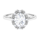 Rosec Jewels-Designer Oval Cubic Zirconia Engagement Ring