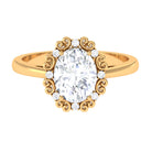 Rosec Jewels-Designer Oval Cubic Zirconia Engagement Ring