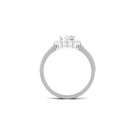 Rosec Jewels-3 CT Oval Simulated Diamond Classic Halo Ring in Gold