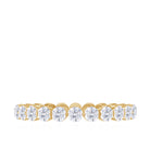 Rosec Jewels-2.75 CT Certified Moissanite Full Eternity Ring in Gold