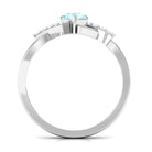 Rosec Jewels-Sky Blue Topaz and Diamond Designer Promise Ring