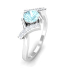 Rosec Jewels-Sky Blue Topaz and Diamond Designer Promise Ring