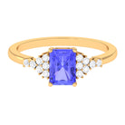 Rosec Jewels-Natural Tanzanite Solitaire Engagement Ring