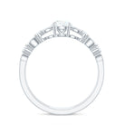 Rosec Jewels-Solitaire Lab Grown Diamond Double Band Ring