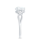 Rosec Jewels-Lab Grown Diamond Collar Engagement Ring in Infinity Shank