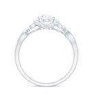 Rosec Jewels-Lab Grown Diamond Collar Engagement Ring in Infinity Shank