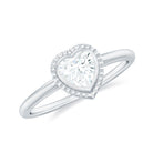 Rosec Jewels-Lab Grown Diamond Heart Solitaire Ring with Engraved Details