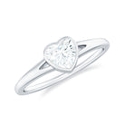 Rosec Jewels-Heart Shape Lab Grown Diamond Solitaire Ring in Split Shank