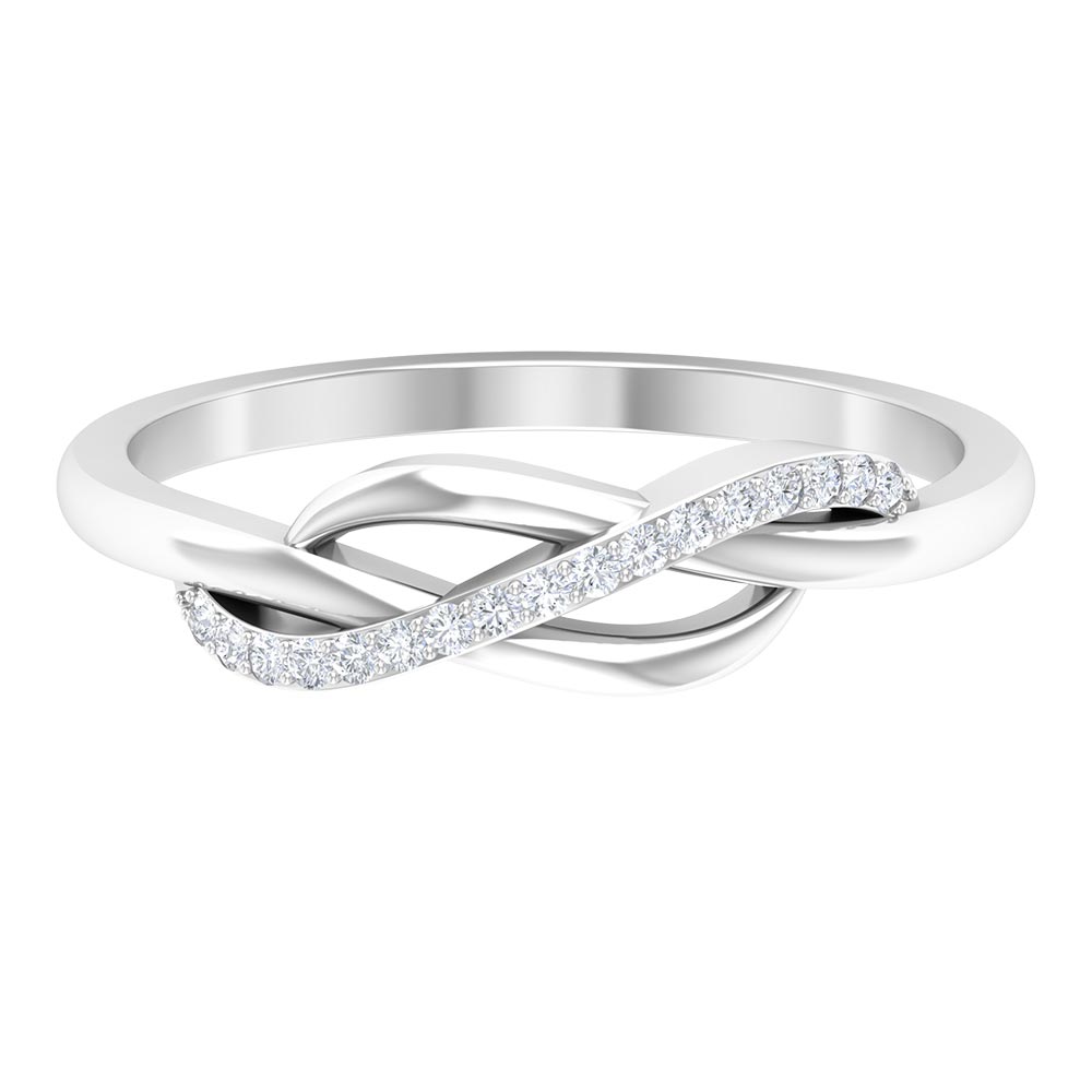 Rosec Jewels-Natural Diamond Minimal Infinity Promise Ring