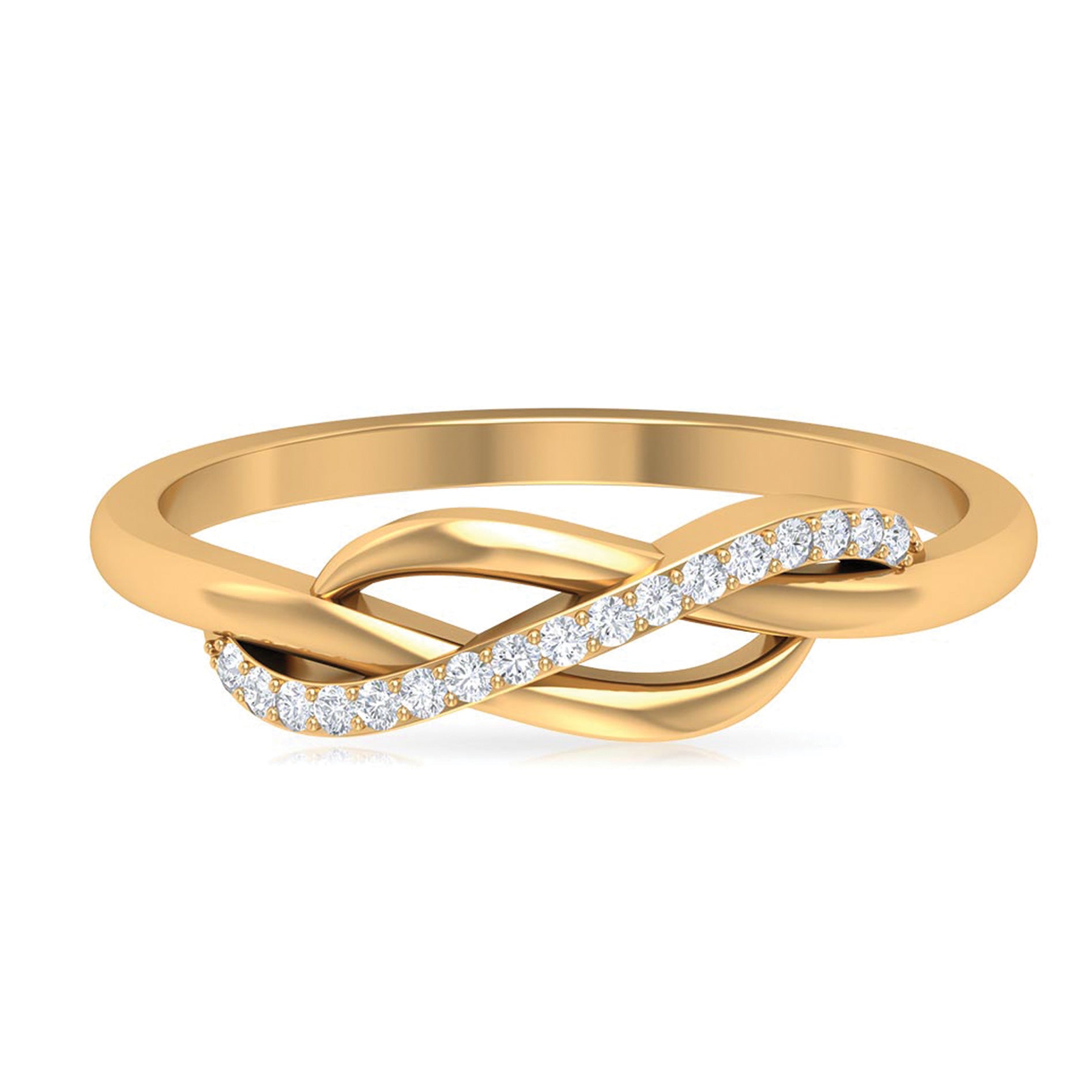 Rosec Jewels-Natural Diamond Minimal Infinity Promise Ring