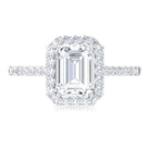 Rosec Jewels-2.75 CT Octagon Cut Moissanite Solitaire Engagement Ring