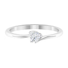 Rosec Jewels-Certified Moissanite Heart Promise Ring