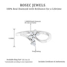 Rosec Jewels-Diamond Floral Ring with Curved Shank