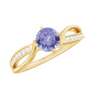 Rosec Jewels-Tanzanite and Diamond Engagement Ring