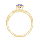 Rosec Jewels-Tanzanite and Diamond Engagement Ring