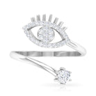 Rosec Jewels-Certified Moissanite Evil Eye Wrap Ring