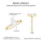 Rosec Jewels-Large Marquise Cut Moissanite Solitaire Engagement Ring in Gold