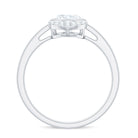 Rosec Jewels-Bezel Set Oval Cut Moissanite Classic Engagement Ring