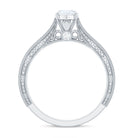 Rosec Jewels-Marquise Cut Moissanite Solitaire Engagement Ring