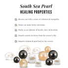 Rosec Jewels-Designer South Sea Pearl Solitaire Engagement Ring with Diamond