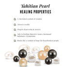 Elegant Wedding Ring Set with 9.75 CT Tahitian Pearl and Moissanite Tahitian pearl - ( AAA ) - Quality - Rosec Jewels