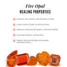 Fire Opal and Moissanite Drop Necklace Earrings Set Fire Opal - ( AAA ) - Quality - Rosec Jewels