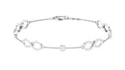 1.50 CT Zircon Infinity Station Chain Bracelet Zircon - ( AAAA ) - Quality - Rosec Jewels