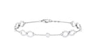 1.50 CT Moissanite Infinity Chain Bracelet Moissanite - ( D-VS1 ) - Color and Clarity - Rosec Jewels