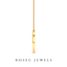 1/4 CT Interlocking Heart Diamond Pendant in Gold Diamond - ( HI-SI ) - Color and Clarity - Rosec Jewels