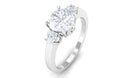 1.50 CT Simple Moissanite Round Cut Solitaire Ring Moissanite - ( D-VS1 ) - Color and Clarity - Rosec Jewels