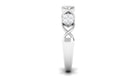 Illusion Set Diamond Infinity Band Ring Diamond - ( HI-SI ) - Color and Clarity - Rosec Jewels