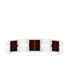 Garnet Baguette Eternity Anniversary Band Ring Garnet - ( AAA ) - Quality - Rosec Jewels