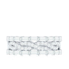 Certified Moissanite Infinity Eternity Band Ring Moissanite - ( D-VS1 ) - Color and Clarity - Rosec Jewels