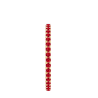 1/2 CT Created Ruby Eternity Stackable Ring Lab Created Ruby - ( AAAA ) - Quality - Rosec Jewels