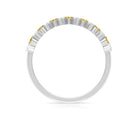 1/2 CT Classic Marquise Citrine and Diamond Half Eternity Ring Citrine - ( AAA ) - Quality - Rosec Jewels