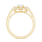 2.25 CT Cubic Zirconia Vintage Engagement Ring in Gold Zircon - ( AAAA ) - Quality - Rosec Jewels